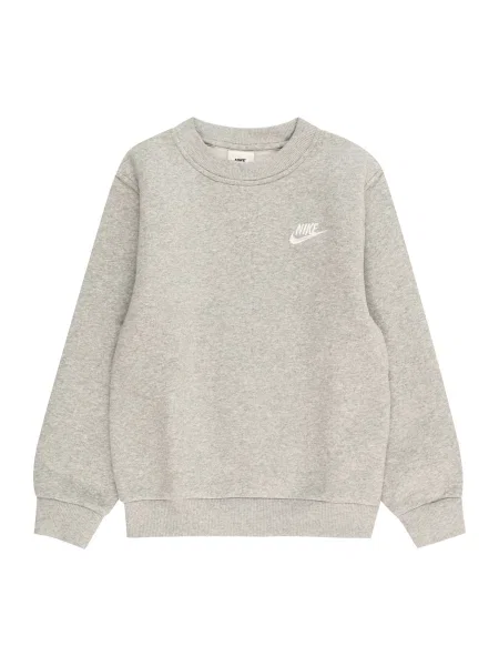 Hanorac din fleece copii Nike Sportswear alb