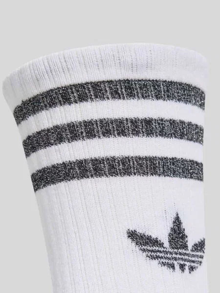 Skarpety z mieszanki bawełny w zestawie 3 szt. Adidas Originals czarne