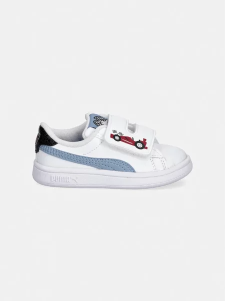 Superge Puma Puma Smash Racing Crew V 01 bela