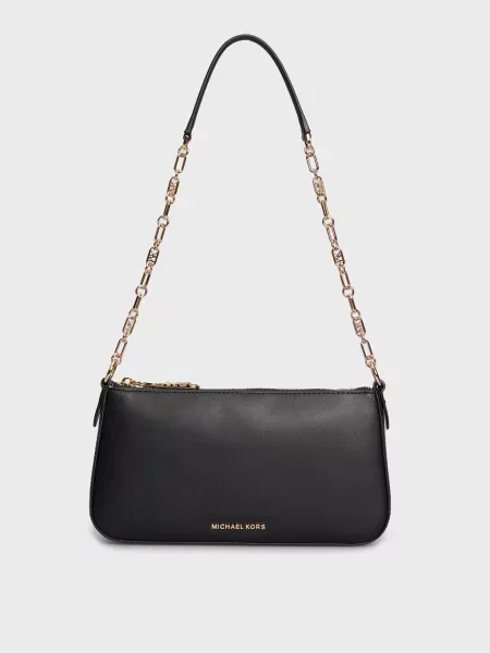 Кожаная сумка Michael Kors черная