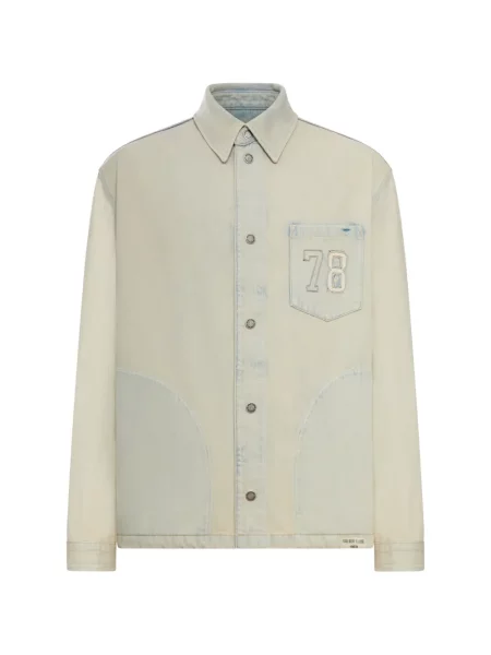 Geacă de blugi Golden Goose cu broderie