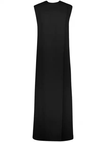 Rochie maxi Yves Salomon de mătase negru