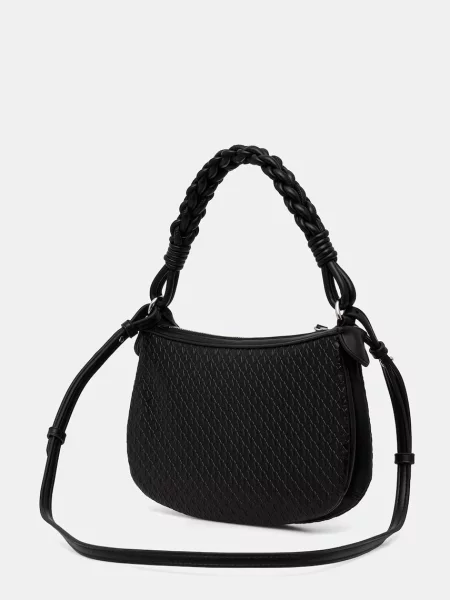 Armani Exchange torebka z imitacji skóry czarna