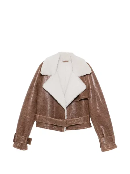 Kurtka Manokhi brązowa