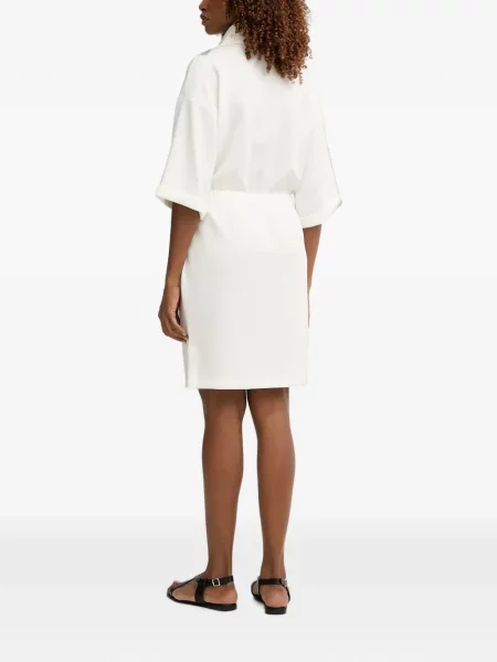 Rochie mini Liu Jo cu broderie alb
