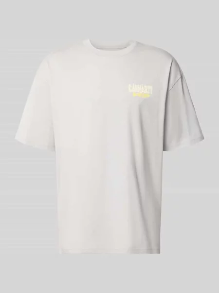 T-shirt o kroju relaxed fit z czystej bawełny model Luggage' Carhartt Work In Progress