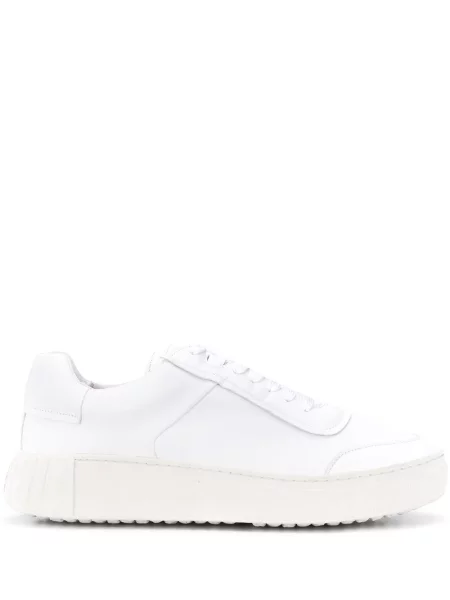 Δερμάτινα sneakers Primury λευκό