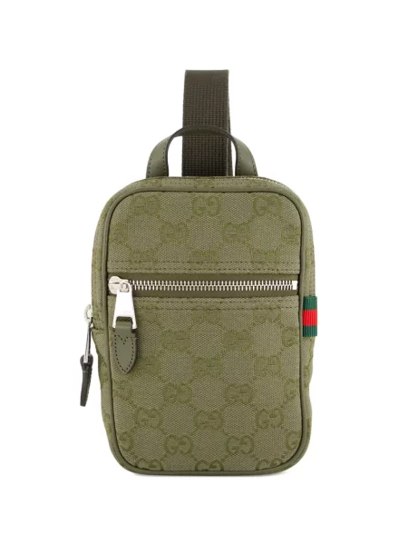Geantă Gucci din canvas verde
