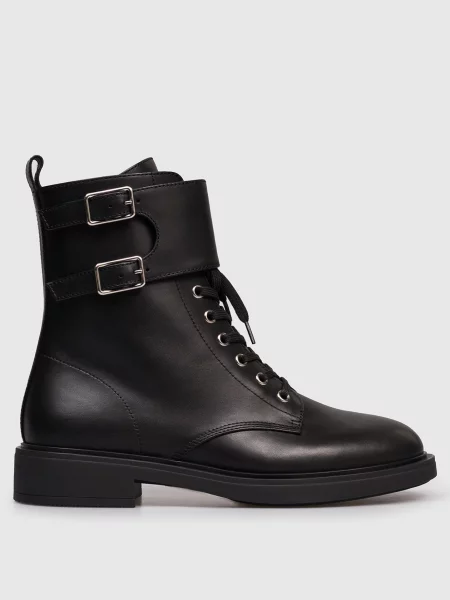 Кожаные ботинки Gianvito Rossi черные
