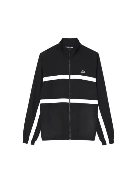 Komplet dresowy Lacoste z nadrukiem czarny
