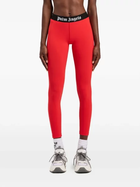 Leggings Palm Angels cu autograf roșu