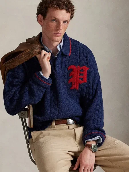 Светр із додаванням вовни Polo Ralph Lauren синій