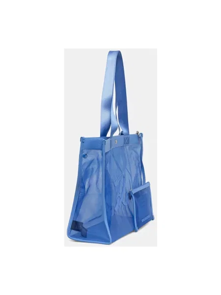 Karl Lagerfeld torebka tote K/SIGNATURE niebieska
