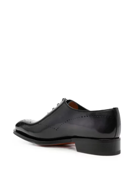 Oxford Santoni din piele albastru