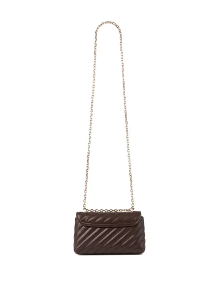 Geanta crossbody Jimmy Choo matlasată maro