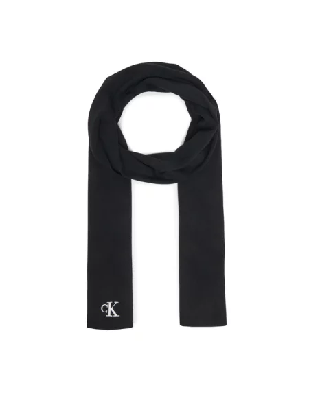 Calvin Klein szalik gładki czarny
