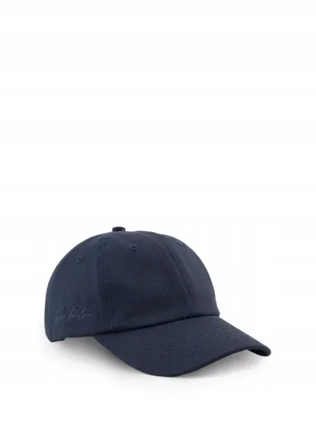 CZAPKA Z DASZKIEM TOM TAILOR GRANATOWA GŁADKA CASUAL ONE SIZE niebieska