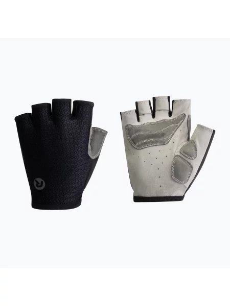 Мъжки ръкавици за колоездене Rogelli Classic black черно