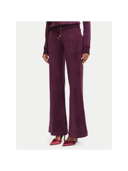 Juicy Couture Melegítő alsó Layla Bordó Regular Fit