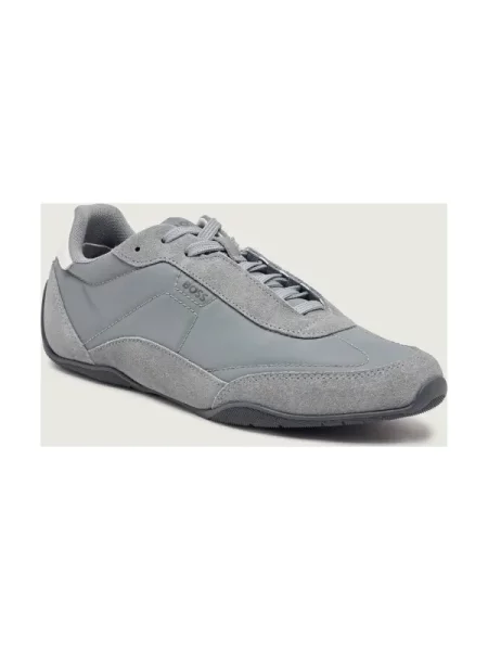 BOSS BLACK Sneakers Jaylen_Lowp_sdnylt | piele întoarsă negru