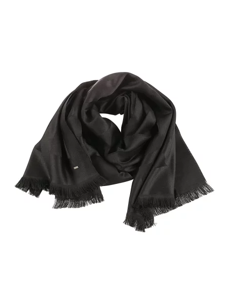 Szal Saint Laurent wełniana czarna
