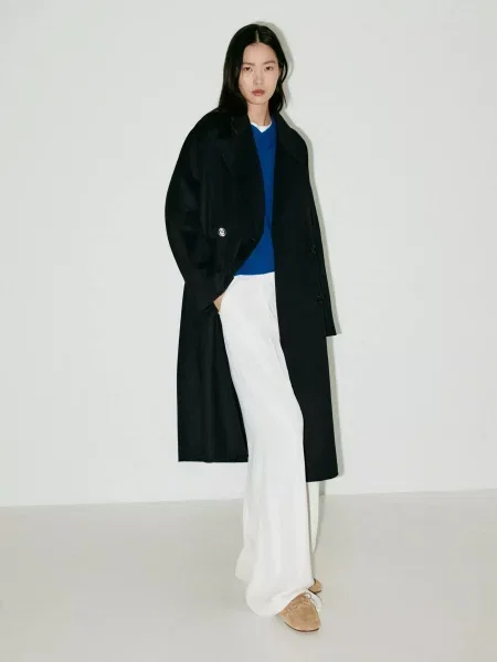 Пальто Mango черное