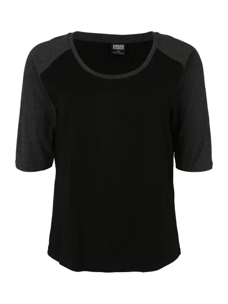 Urban Classics Tricou / gri amestecat negru