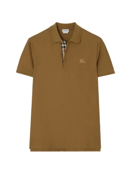Tricou polo Burberry maro