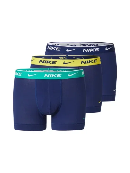 NIKE Underwear Boksarice temno modra / rumena / zelena bela