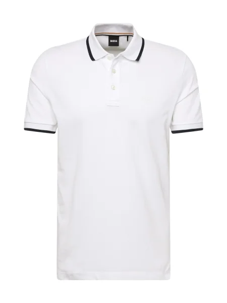 Tricou polo Boss Black alb
