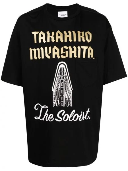 Scurt tricou Takahiromiyashita The Soloist cu imagine