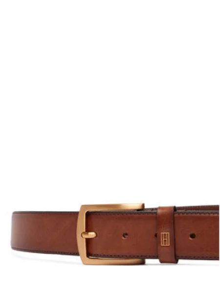 Pásek Tommy Hilfiger hnědý