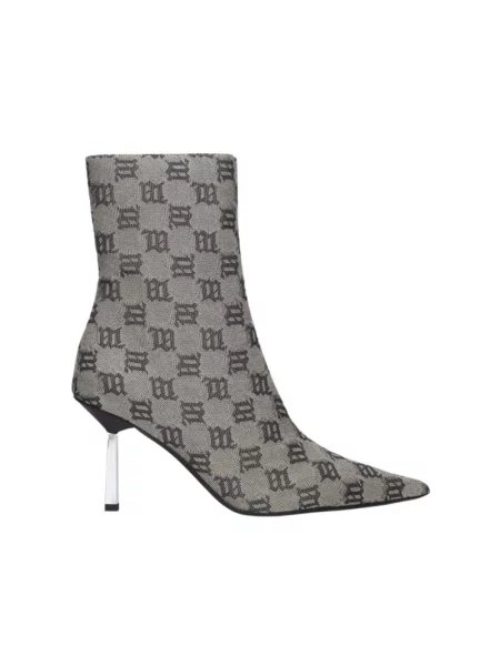 Buty do kostki Misbhv skórzane szare