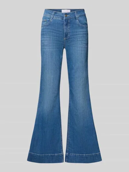 Jeansy Bootcut z mieszanka bawełny model Luna' Angels niebieskie