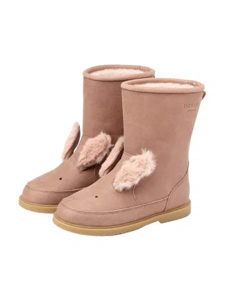 Donsje Дитячі шкіряні зимові черевики Wadudu Exclusive Boots Fluffy Bunny