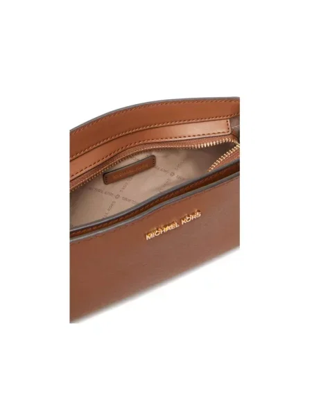 Torebka crossbody Michael Kors skórzana brązowa