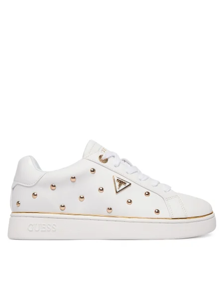 Sneakerși Guess alb