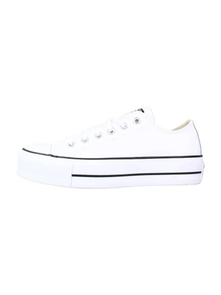 Kožené plátenky Converse biela
