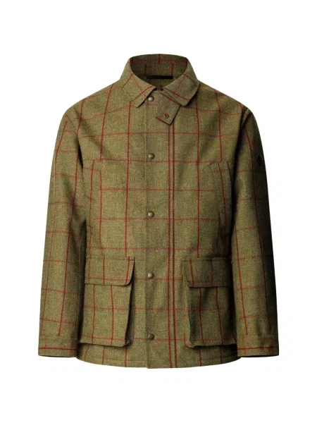 Palton Hackett London în carouri verde
