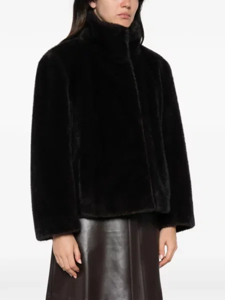 Geacă 's Max Mara cu blană maro