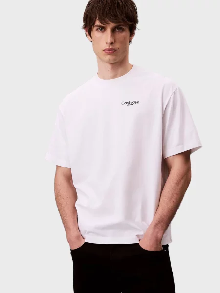 Футболка Calvin Klein Jeans з принтом біла