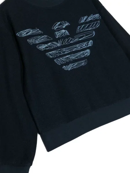 Dětska mikina Emporio Armani modrá