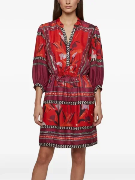 Rochie Dvf Diane Von Furstenberg de mătase roșu