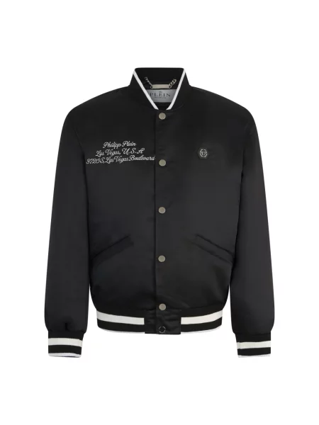Kurtka bomber Philipp Plein czarny