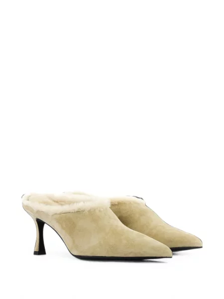 Pantofi cu toc Guglielmo Rotta din piele de căprioară