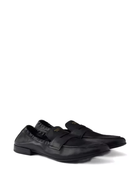 Pantofi loafer Prada cu imagine negru