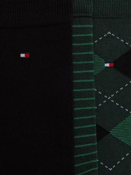 Tommy Hilfiger ponožky pánske s bavlnou zelená