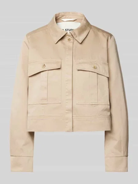 Koszulowa kurtka z z patką Iq Studio