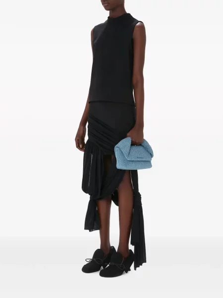 Siuvinėta marškinėliai be rankovių Jw Anderson juoda