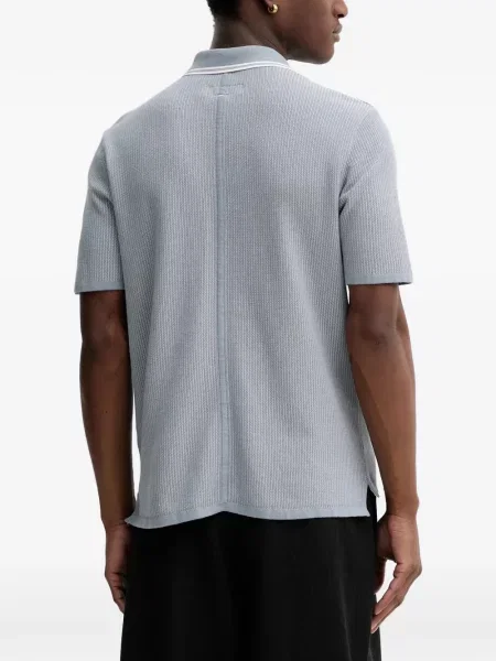 Polo Rag & Bone tricotate cu nervuri albastru